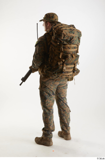 Casey Schneider Paratrooper with Gun holding gun standing whole body…